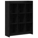Bogreol Sort eg 87,5 x 30 x 111 cm Konstrueret træ