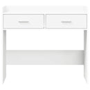 Konsolbord Hvid 90 x 35 x 80 cm Konstrueret træ