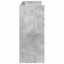 Konsolbord Betongrå 90 x 35 x 80 cm Konstrueret træ