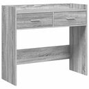 Konsolbord Grå Sonoma 90 x 35 x 80 cm Konstrueret træ