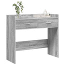 Konsolbord Grå Sonoma 90 x 35 x 80 cm Konstrueret træ