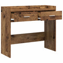 Konsolbord Gammelt træ 90 x 35 x 80 cm Konstrueret træ