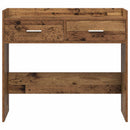 Konsolbord Gammelt træ 90 x 35 x 80 cm Konstrueret træ