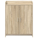 Sko skab med dør Sonoma-eg 73,5 x 36 x 92 cm Konstrueret træ