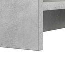 Sko skab Betongrå 73,5 x 36 x 92 cm Konstrueret træ