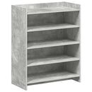 Sko skab Betongrå 73,5 x 36 x 92 cm Konstrueret træ