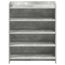 Sko skab Betongrå 73,5 x 36 x 92 cm Konstrueret træ