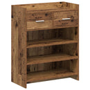 Sko skab Gammelt træ 73,5 x 36 x 92 cm Konstrueret træ