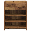 Sko skab Gammelt træ 73,5 x 36 x 92 cm Konstrueret træ
