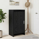 Sko skab med opbevaring Sort eg 48 x 36 x 92 cm Konstrueret træ