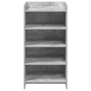 Sko skab Betongrå 48 x 36 x 92 cm Konstrueret træ