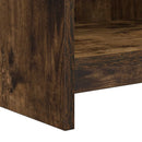 Sko skab Røget eg 48 x 36 x 92 cm Konstrueret træ