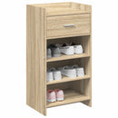 Sko skab med skuffe Sonoma-eg 48 x 36 x 92 cm Konstrueret træ