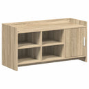 Sko skab med dør Sonoma-eg 100 x 39,5 x 51 cm Konstrueret træ