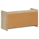 Sko skab med dør Sonoma-eg 100 x 39,5 x 51 cm Konstrueret træ