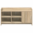 Sko skab med dør Sonoma-eg 100 x 39,5 x 51 cm Konstrueret træ