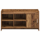 Sko skab med dør Gammelt træ 100 x 39,5 x 51 cm Konstrueret træ