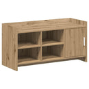 Sko skab med dør Artisan-eg 100 x 39,5 x 51 cm Konstrueret træ