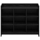 Sko skab Sort eg 85 x 39,5 x 70 cm Konstrueret træ