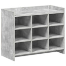 Sko skab Betongrå 85 x 39,5 x 70 cm Konstrueret træ