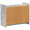 Sko skab Betongrå 85 x 39,5 x 70 cm Konstrueret træ