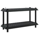 Reol 2 niveauer 100 x 40 x 55,5 cm PP Antracit