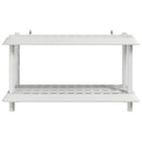 Reol 2 niveauer 100 x 40 x 55,5 cm PP Hvid
