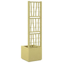Havekrukke med trellis Grøn 36 x 36 x 140 cm PP