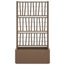 Havekrukke med trellis Brun 80 x 36 x 140 cm PP