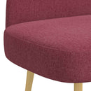 Polstret bænk med ryg Vinrød 110 x 60 x 76 cm Polyester