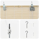 Rullegardin Naturfarvet 50 x 220 cm Bambus
