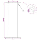 Rullegardin Naturfarvet 90 x 220 cm Bambus
