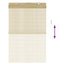 Rullegardin Naturfarvet 110 x 160 cm Bambus