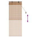 Rullegardin Brun 40 x 160 cm Bambus