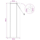 Rullegardin Brun 40 x 160 cm Bambus