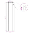 Rullegardin Brun 50 x 220 cm Bambus