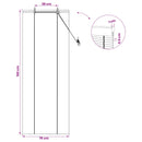 Rullegardin Brun 70 x 160 cm Bambus
