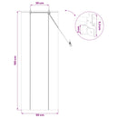 Rullegardin Brun 60 x 160 cm Bambus