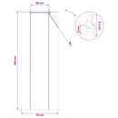 Rullegardin Brun 70 x 160 cm Bambus