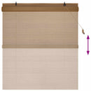 Rullegardin Brun 160 x 160 cm Bambus