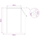 Rullegardin Brun 160 x 160 cm Bambus