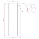 Rullegardin Naturfarvet 80 x 220 cm Bambus