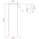 Rullegardin Naturfarvet 110 x 220 cm Bambus