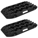 Traction Board 2 pcs Sort 57,5x30,5x5,5 cm Forstærket nylon