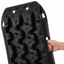 Traction Board 2 pcs Sort 57,5x30,5x5,5 cm Forstærket nylon