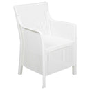 Lounge sæt med pude 3 pcs Hvid PP