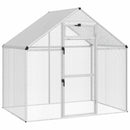 Fuglebur Sølv 181,5 x 110,5 x 173,5 cm Svejset Trådnet
