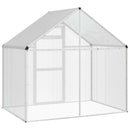 Fuglebur Sølv 181,5 x 110,5 x 173,5 cm Svejset Trådnet