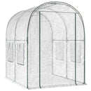 Drivhus med ramme 160 x 200 x 192,5 cm PVC Transparent