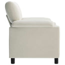 Sofa Cremefarvet 94 x 85 x 93 cm Fløjl